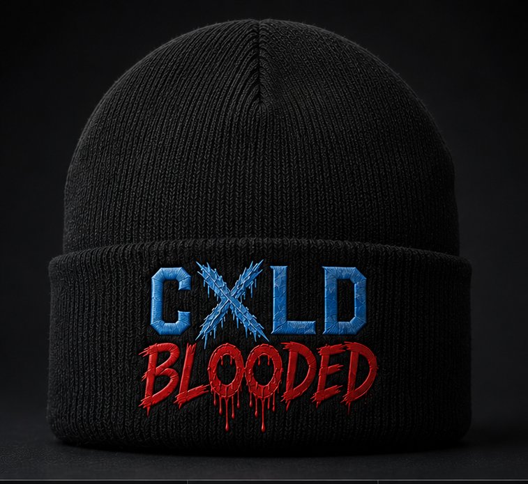 CXLD BLOODED knit beanie