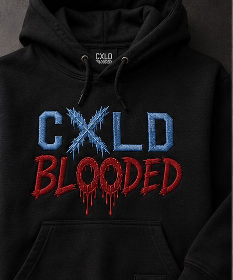 CXLD BLOODED embroidered hoodie