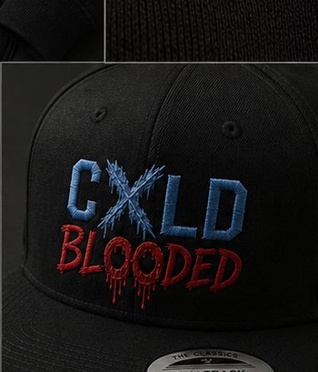 CXLD BLOODED snapback cap