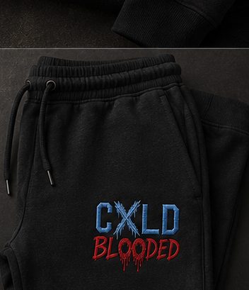 CXLD BLOODED embroidered sweatpants